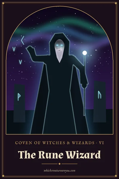 The Rune Wizard personality card